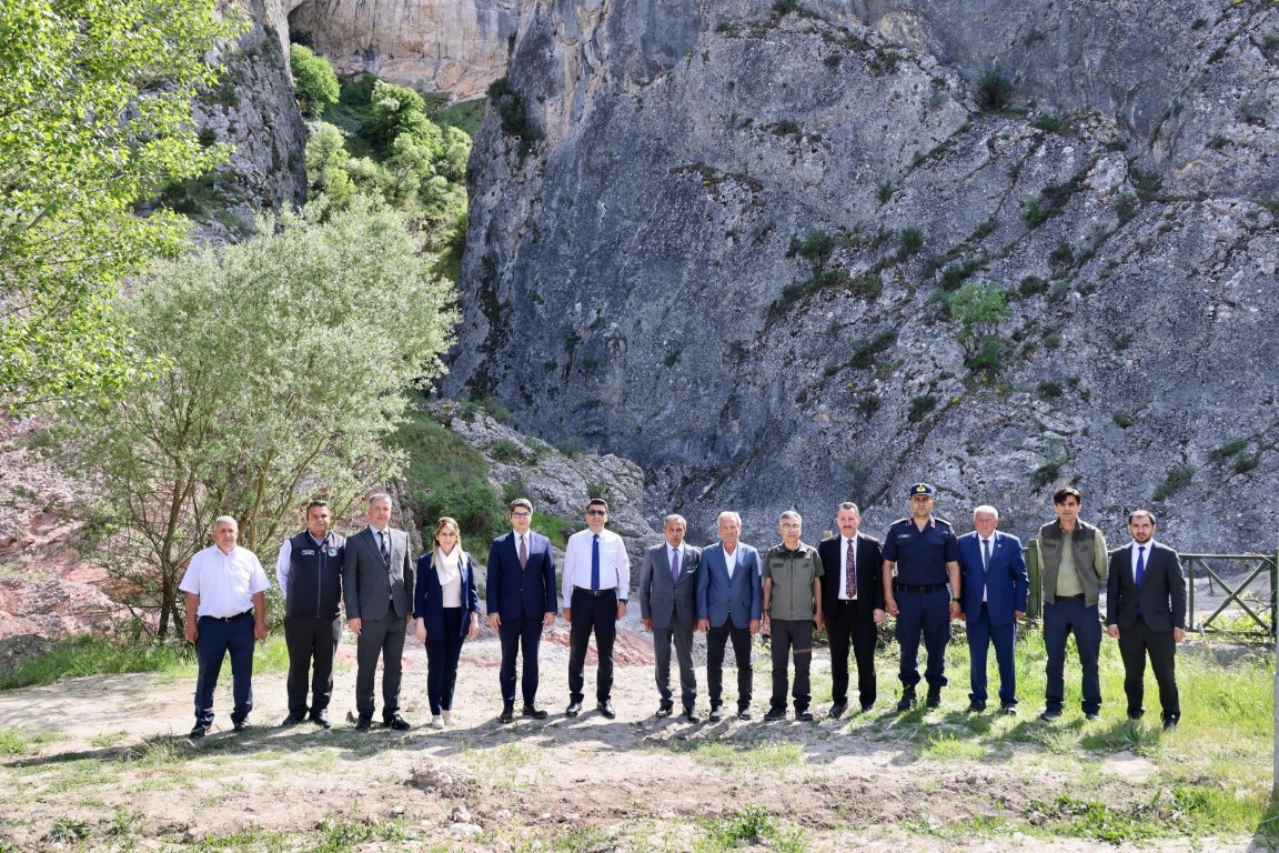 Vali Şefik Aygöl’den Harmankaya Kanyonu’nda İnceleme